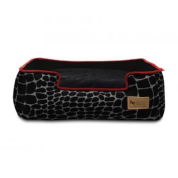 P.L.A.Y. Kalahari Lounge Dog Bed – Black Giraffe