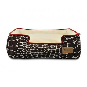 P.L.A.Y. Kalahari Lounge Dog Bed – Brown Giraffe