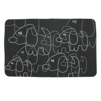 FouFou Silicone Dog Placemat – Black