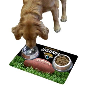 Jacksonville Jaguars Pet Bowl Mat