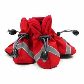 Slip-On Paws Dog Booties by Dogo – Solid Red