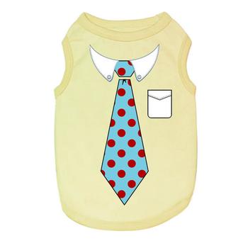 Tie Dog Tank by Parisian Pet – Yellow