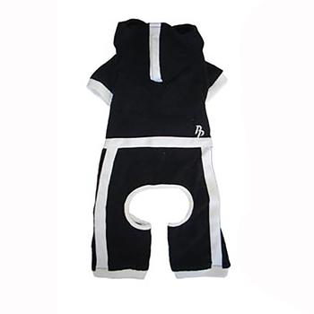 PuppyPAWer Terry Hoody Jumper by Dogo – Black