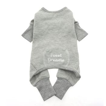 Herb Green Sweet Dreams Thermal Dog Pajamas by Doggie Design