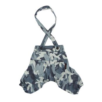 Bobby Dog Suspender Pants by Puppia – Navy Camo