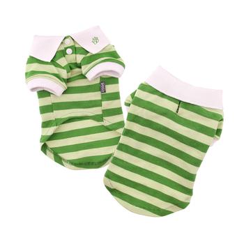 PuppyPAWer Stripe Dog Polo by Dogo – Green
