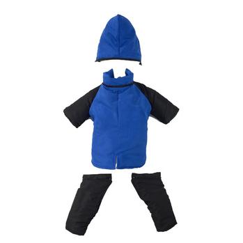 2 in 1 Dog Snowsuit – Blue
