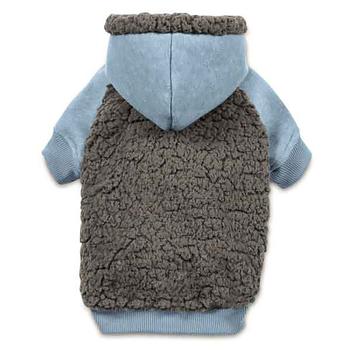 Casual Canine Cozy Fleece Dog Hoodie – Blue