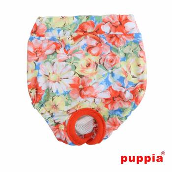 Spring Garden Dog Sanitary Pants by Puppia – Orange