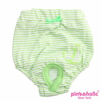 Oceanic Anchor Dog Sanitary Pants by Pinkaholic – Green