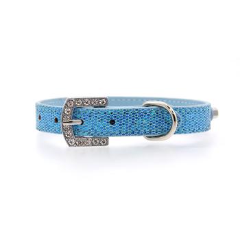 Parisian Pet Paillette Dog Collar – Blue