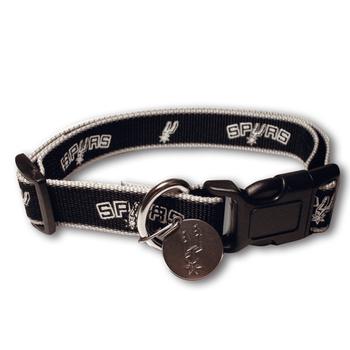 San Antonio Spurs Reflective Dog Collar